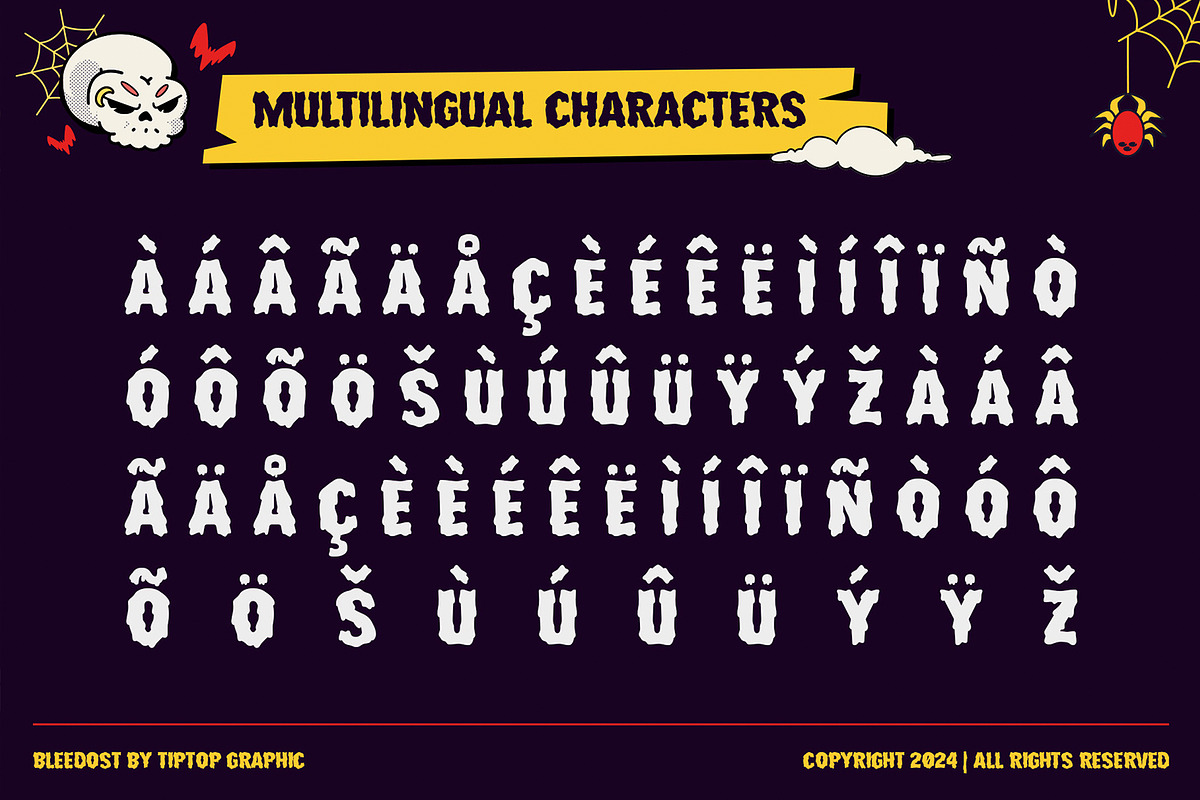 Bleedost – Halloween Display, a Sans Serif Font by Tiptop Graphic (Photo 9 of 10)