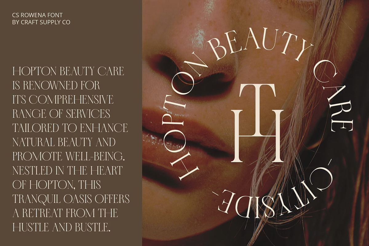 CS Rowena – Serif Font, a Serif Font by Craft Supply Co. (Photo 3 of 8)