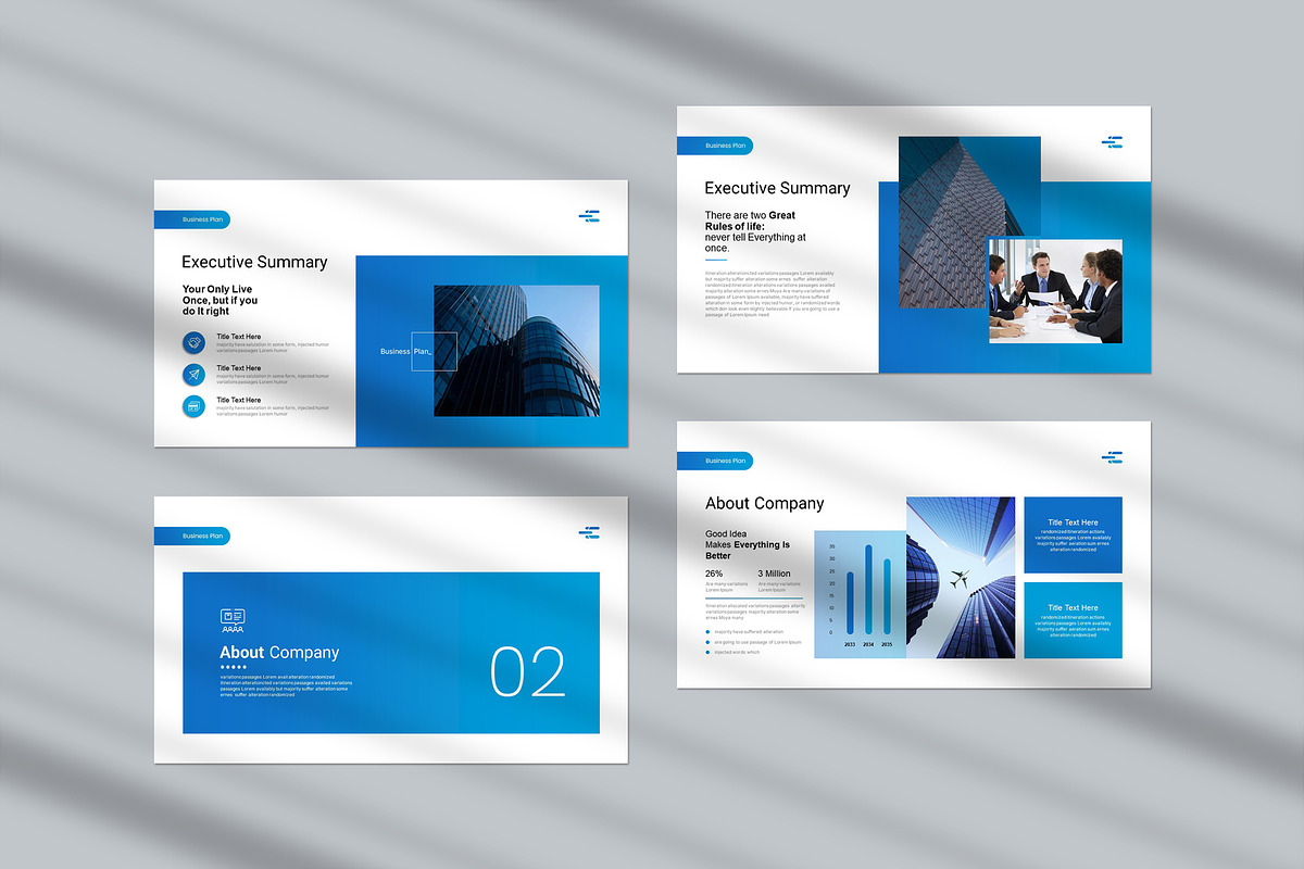 Business Plan Presentation Template preview 4