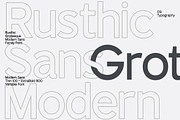 TT Rustic Grotesque Sans, a Sans Serif Font by truetype (Thumbnail 9 of 15)