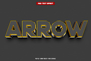 Arrow 3D editable text effect, a Layer Style Add-On by Hello Muh (Thumbnail 1 of 2)