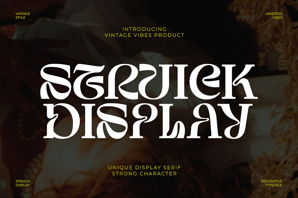 Struick Display Serif, a Serif Font by Violet Natural (Photo 1 of 10)