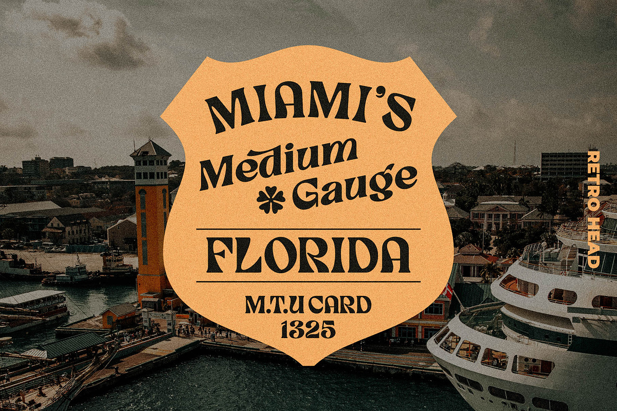 Retro Head Classy Retro Typeface, a Serif Font by 50Fox (Photo 17 of 18)