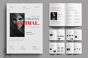 Creative Minimal Brochure Template, a Brochure Template by MightyDesign (Thumbnail 1 of 6)