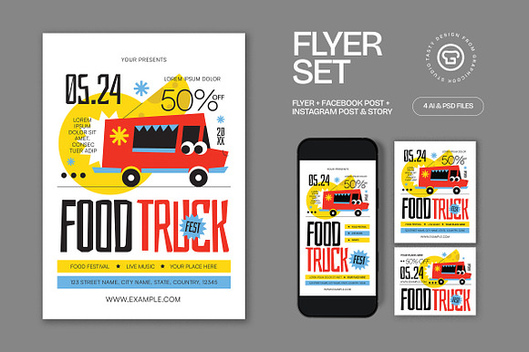 Food Truck Festival Flyer preview 4