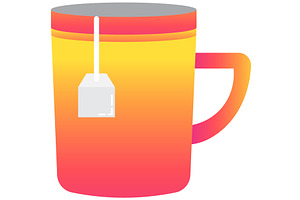 Coffee Mug Icon Tea Cup Vector