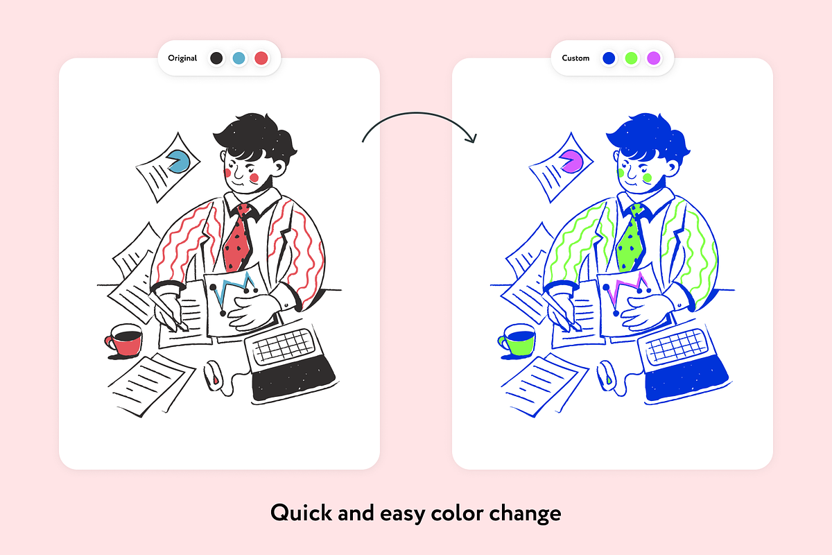 Datly Analytic Illustrations, a Finance Illustration by Welovegraphics (Photo 5 of 7)