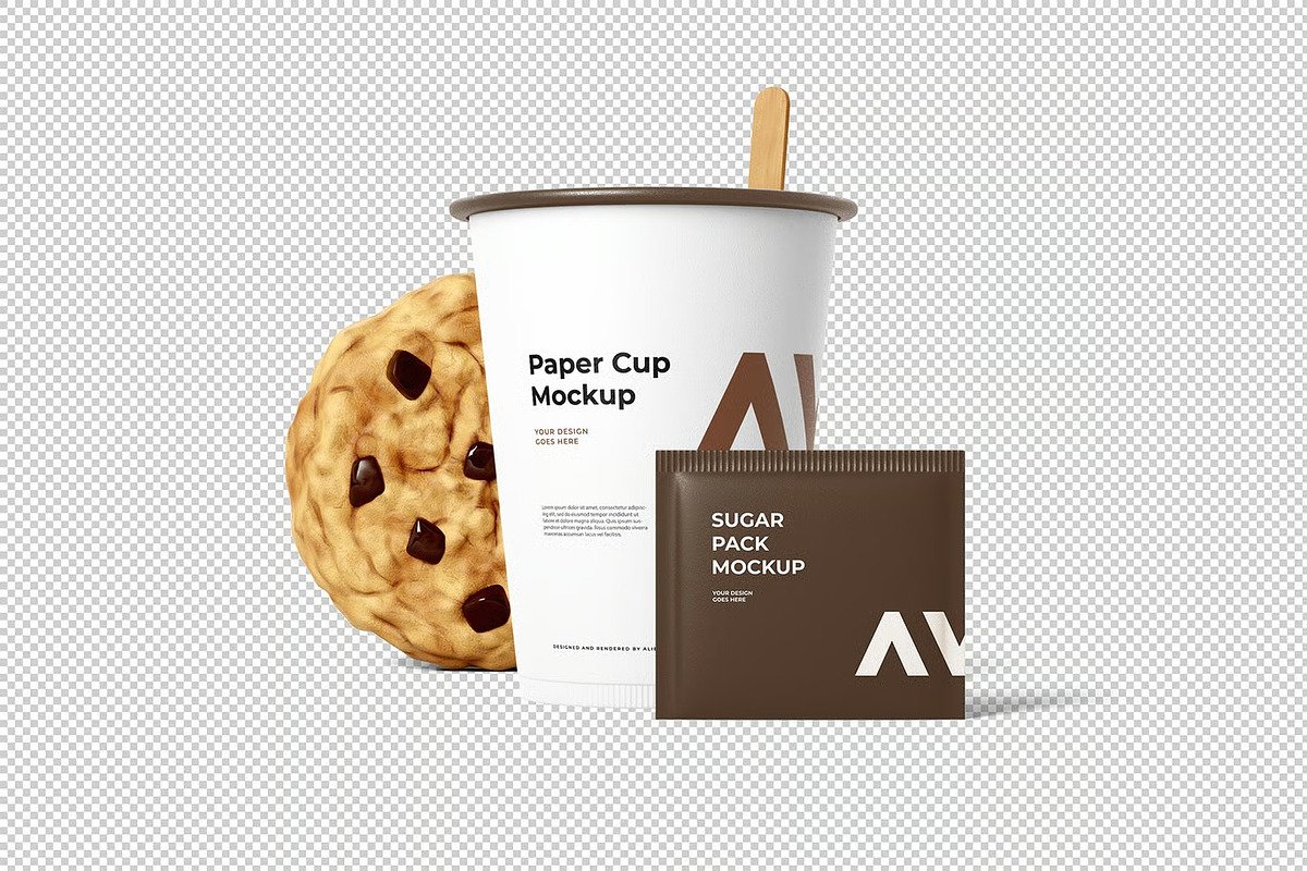 Paper Cup Mockup, a Cups & Container Mockup by zpackcreative (Photo 2 of 4)