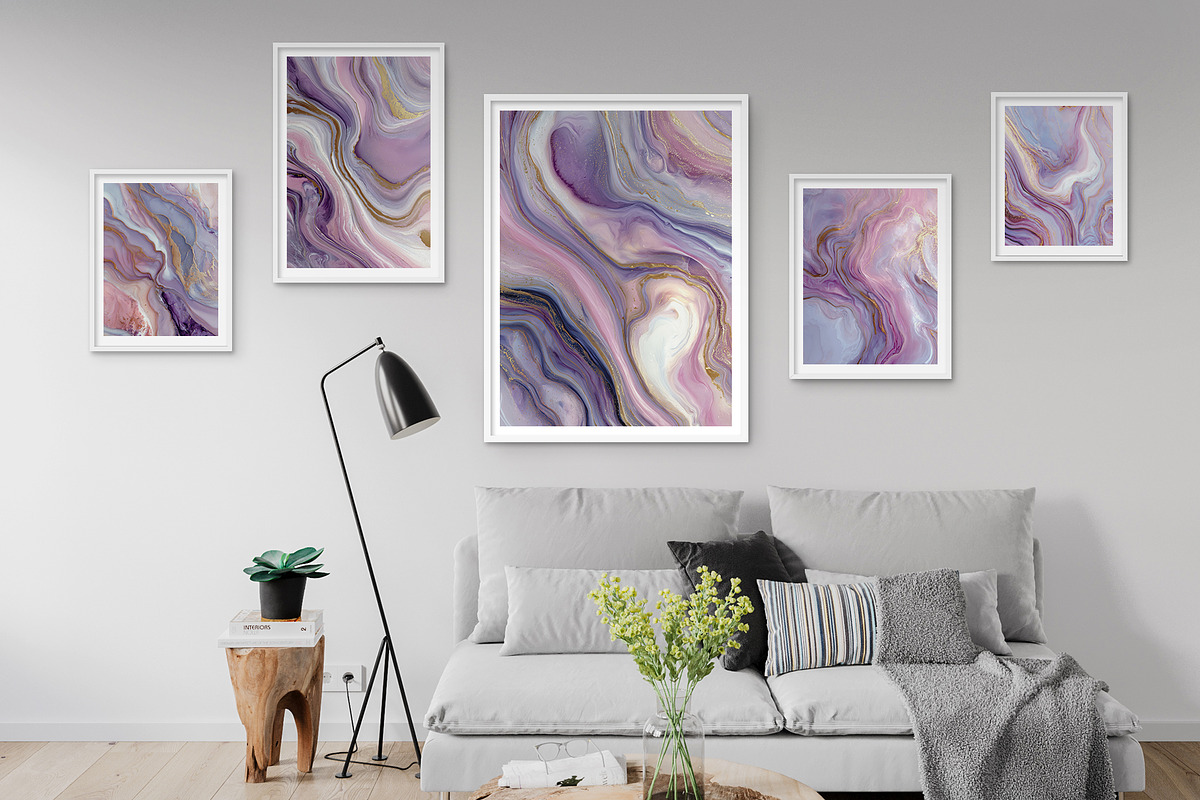 Marble Abstract Texture Illustration, a Decorative Illustration by Housui Patterns (Photo 9 of 9)
