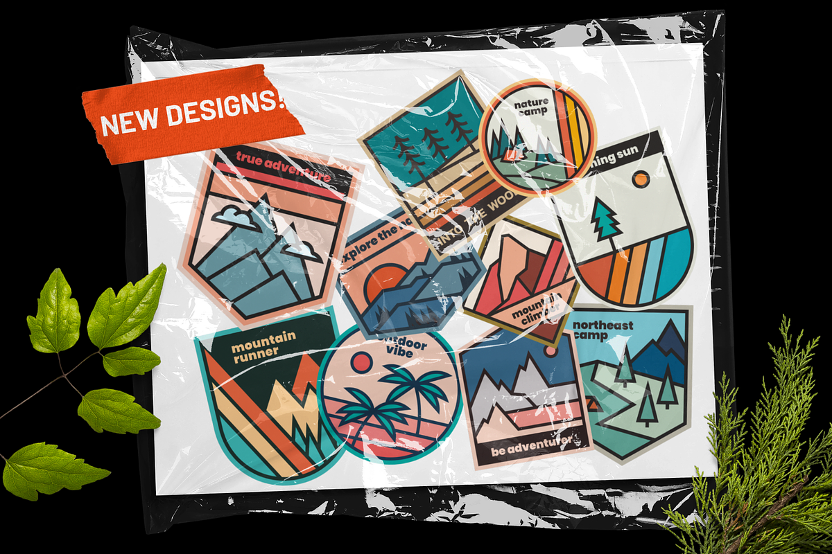 Adventure Badge Pack + Bonus, an Illustration by Firowerk (Photo 3 of 12)