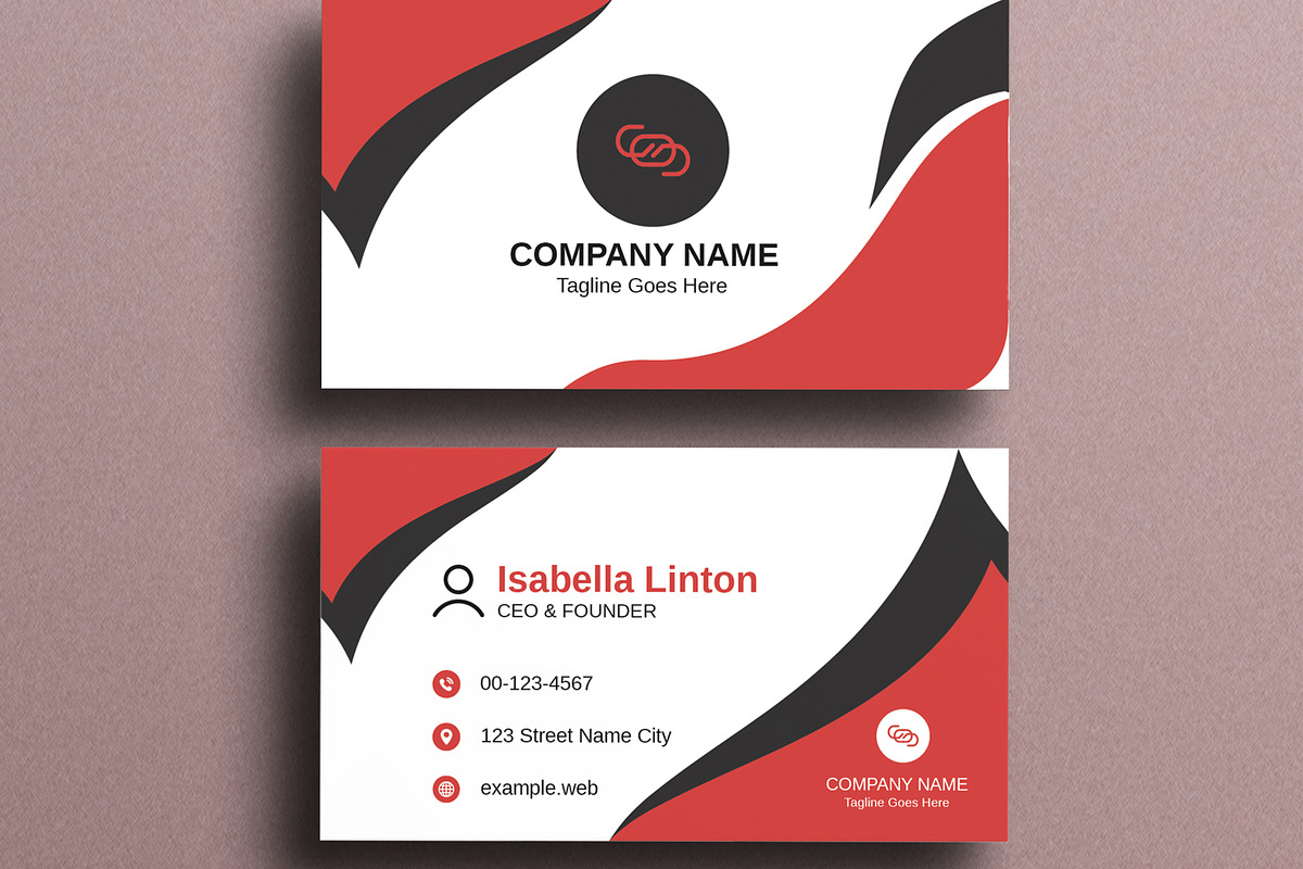 Business Card Template, a Business Card Template by MightyDesign (Photo 3 of 6)
