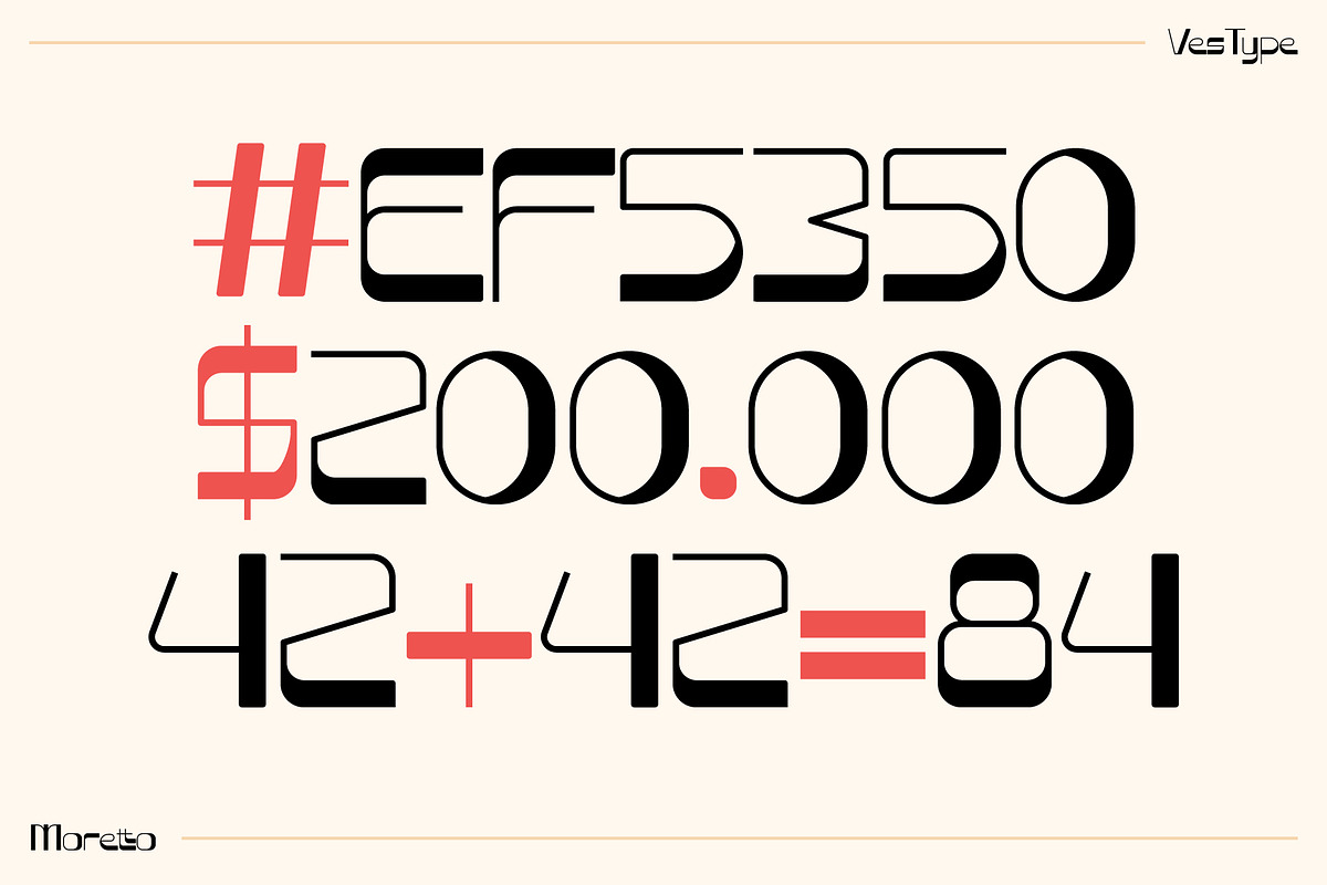 Moretto Display Font - VesType, a Sans Serif Font by aditvest (Photo 6 of 8)