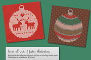 Knit Stitches Procreate Brushset, a Brush Add-On by Jutta Schneider (Thumbnail 6 of 8)