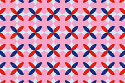 Pink Floral Geometrical Pattern, a Pattern Graphic by Art's and patterns (Thumbnail 3 of 4)