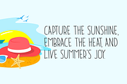 Summer Freedom Typeface, a Handwritten Font by Seemly Fonts (Thumbnail 2 of 5)