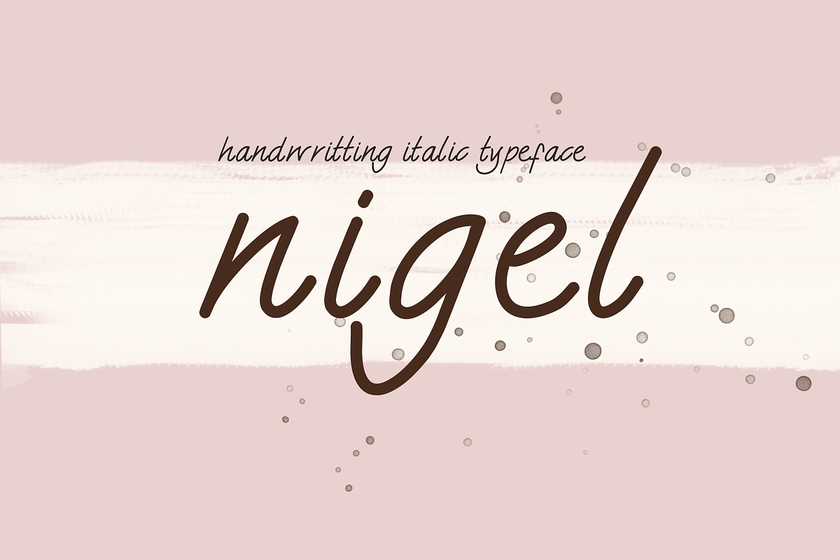 Nigel font