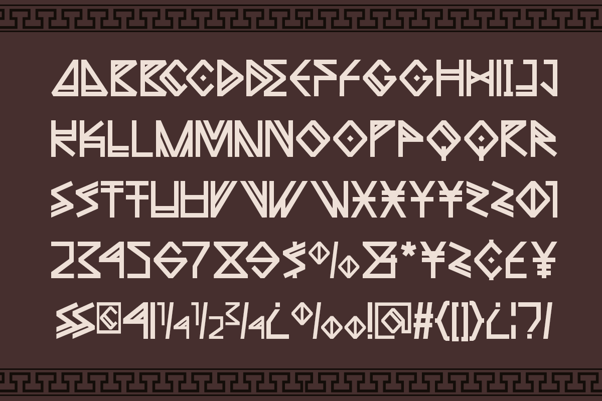Elthar - Mythology Display Font, a Sans Serif Font by Pandeka Studio (Photo 9 of 9)