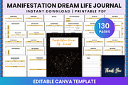 Manifestation Dream Life Journal, a Stationery Template by Shumaya (Thumbnail 1 of 4)