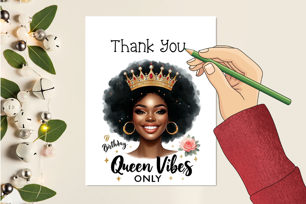 Birthday Queen Sublimation Quotes, an Illustration by Creative Art (Photo 4 of 7)