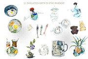 Japanese Watercolor Sketches, a Food Illustration by Budogoshch (Thumbnail 6 of 7)