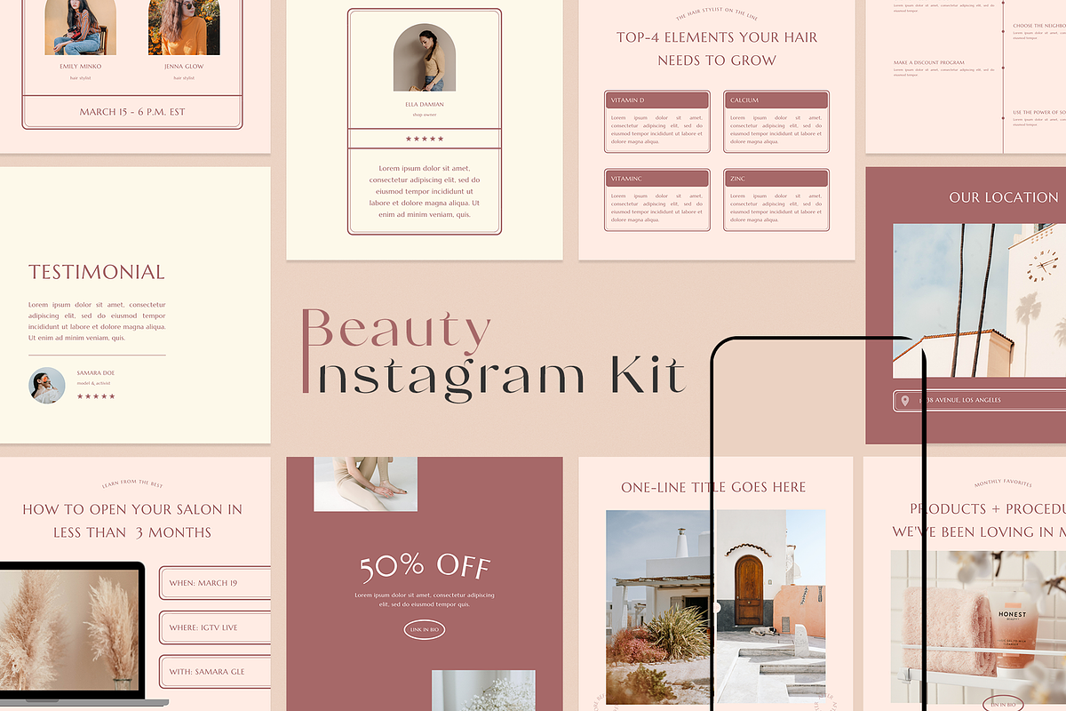 Beauty Bundle 3 in 1 | 55% OFF, a Social Media Template by Ralony (Photo 12 of 30)