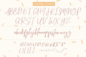 Caramel Sundae Font