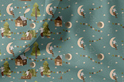 Winter Watercolor Patterns, a Pattern Graphic by watercolor kamill (Thumbnail 6 of 11)