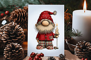 Whimsical Christmas Gnome Clipart, an Illustration by Dream Creation (Thumbnail 7 of 8)