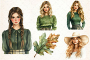 Watercolor Welcome Fall Clipart, an Illustration by Libby Wishes (Thumbnail 3 of 6)