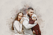 Costume Family Watercolor Art, an Action Add-On by MRI STUDIO (Thumbnail 22 of 27)