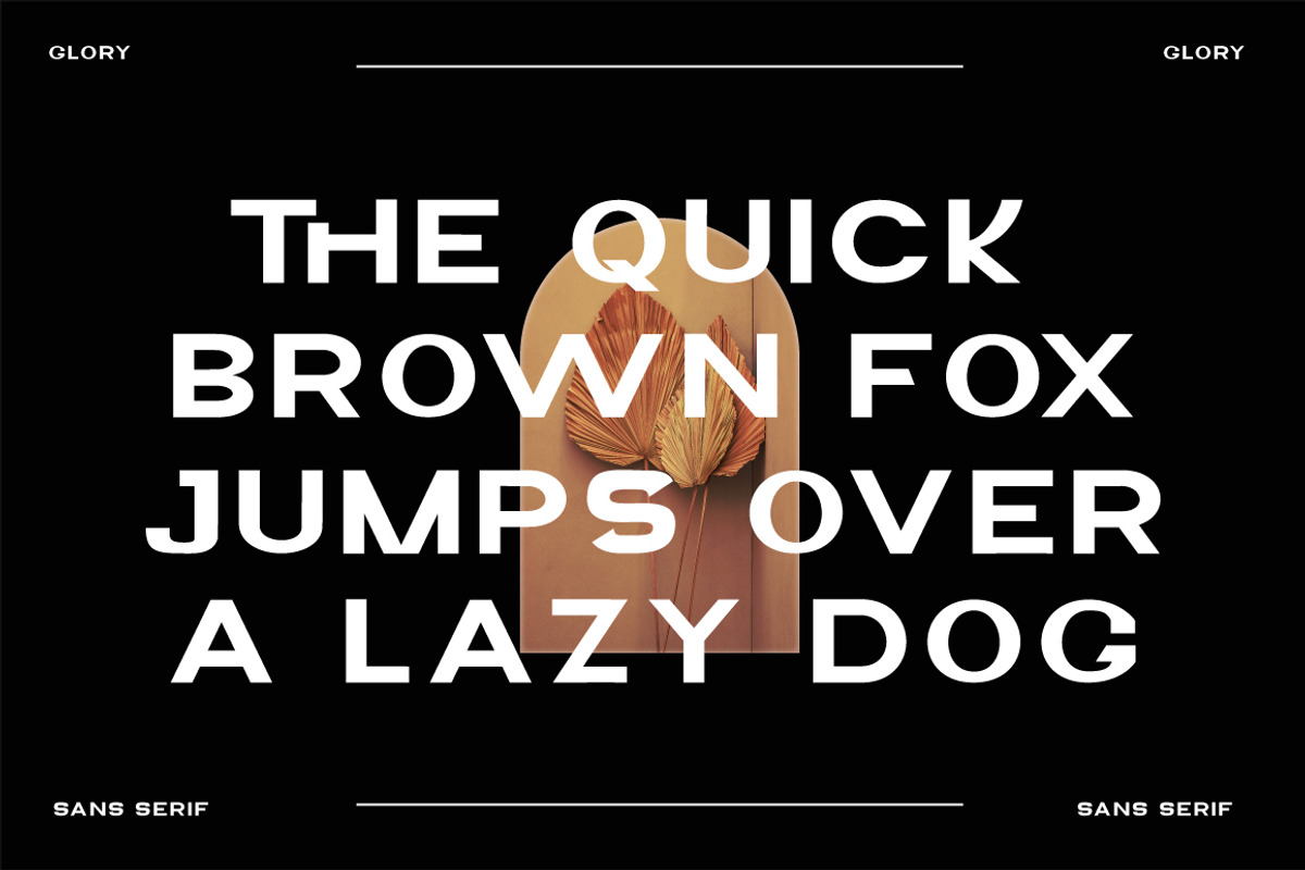 Glory Sans Serif Font, a Sans Serif Font by Cut Story (Photo 6 of 12)