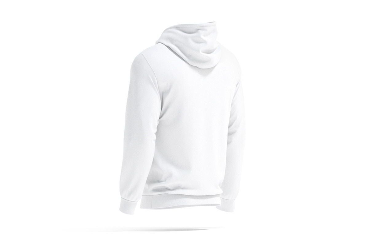 White Sports Hoodie 3D Model, an Object 3D Model by rebrandy (Photo 5 of 9)