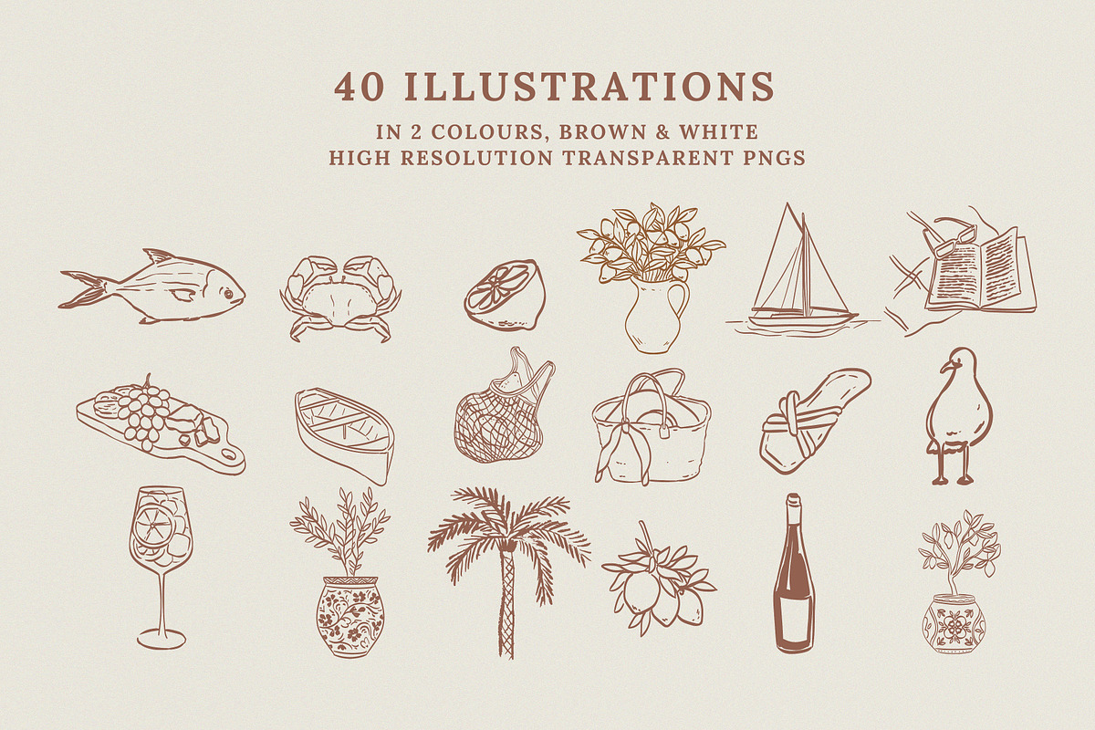 La Dolce Vita Collage Creator, an Object Graphic by Paper Flowers Studio (Photo 14 of 14)