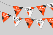 Bunting Flag Mockup, a Packaging Mockup by Permadi Creative (Thumbnail 3 of 3)