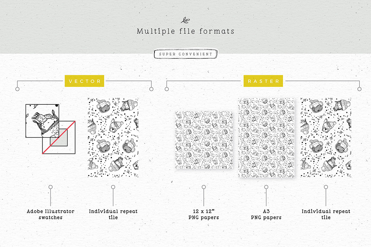 Black & White Winter Patterns, a Pattern Graphic by Lisa Glanz (Photo 9 of 13)