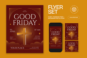 Good Friday Flyer, a Flyer Template by graphicook