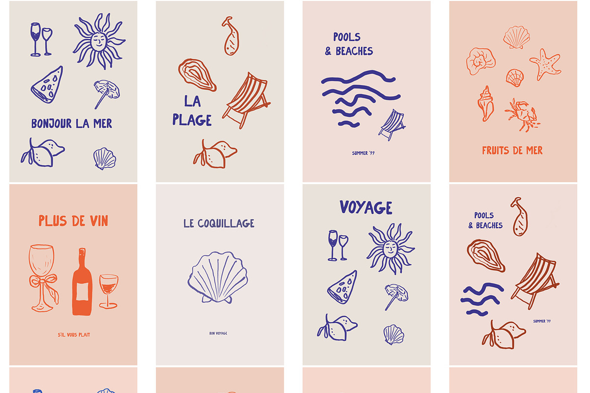 Handdrawn Dolce Vita Summer Icons, an Object Graphic by Laras Wonderland (Photo 13 of 14)