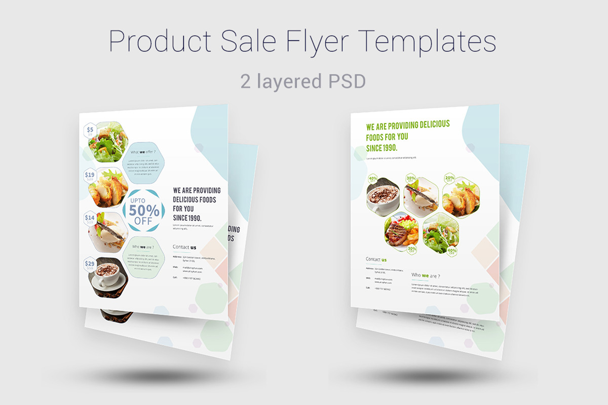 Product Sale Flyer Templates, a Marketing Template by DeviserWeb (Photo 1 of 4)