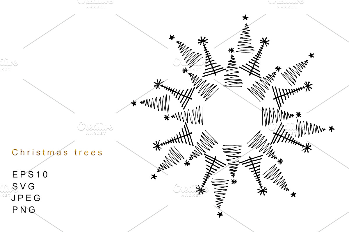 Christmas Tree Bundle, a Graphic by kh_cat (Photo 6 of 11)