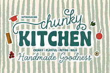 Chunky Kitchen Font Duo