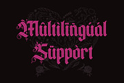 Black valentine, a Blackletter Font by LetterStock (Thumbnail 5 of 6)
