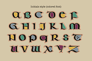 Lindisfarne Script font, a Script Font by kaer_shop (Thumbnail 3 of 18)