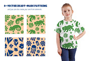 Floral & Wildlife Mosaic. Design Kit, a Pattern Graphic by Lettering_Logo (Thumbnail 10 of 12)