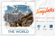Travel Instagram Post PSD, a Social Media Template by zokamaric (Thumbnail 1 of 2)