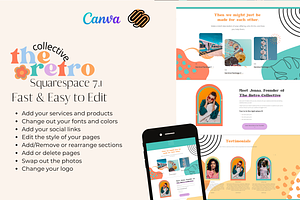 Squarespace 7.1 Theme: Retro
