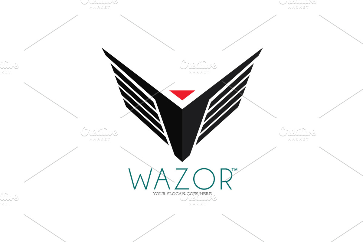 WAZOR Logo Template, a Branding & Logo Template by Micro Designs (Photo 3 of 3)