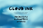 Cloud Ink, a Font by There's Good in Store (Thumbnail 1 of 3)