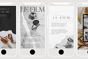 Le Film Social Media Template Bundle, a Social Media Template by Le Maison Bohem (Thumbnail 6 of 11)