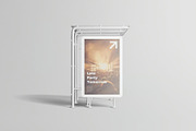 Bus Stop Billboard Mockup, an Advertising Mockup by Se٧enStudio (Thumbnail 4 of 6)
