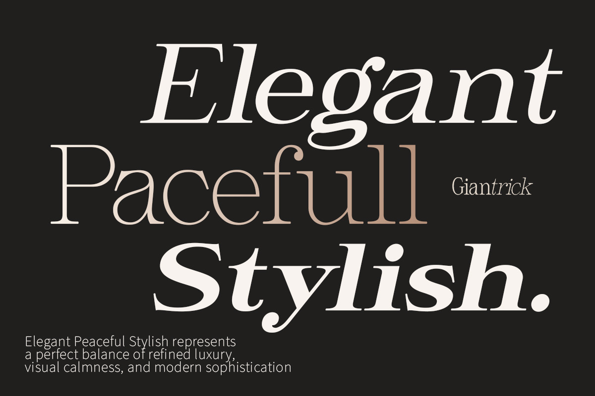 Giantrick, a Serif Font by HKL Studio (Photo 8 of 11)